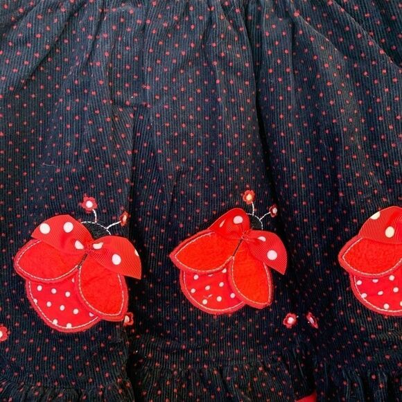 Ladybug Corduroy Jumper 12M by Rare Too! - Picture 3 of 9